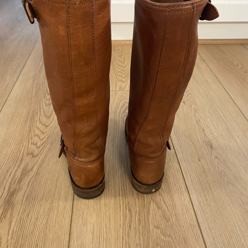 Vintage Frye Brown Leather Boots - Picture 4 of 7